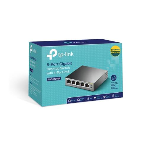 TP-Link TL-SG1005P Gigabit Desktop Switch 5x