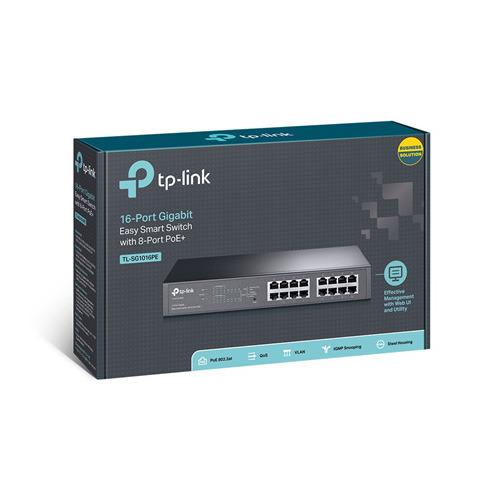TP-LINK TL-SG1016PE 16x Port Gigabit Desktop