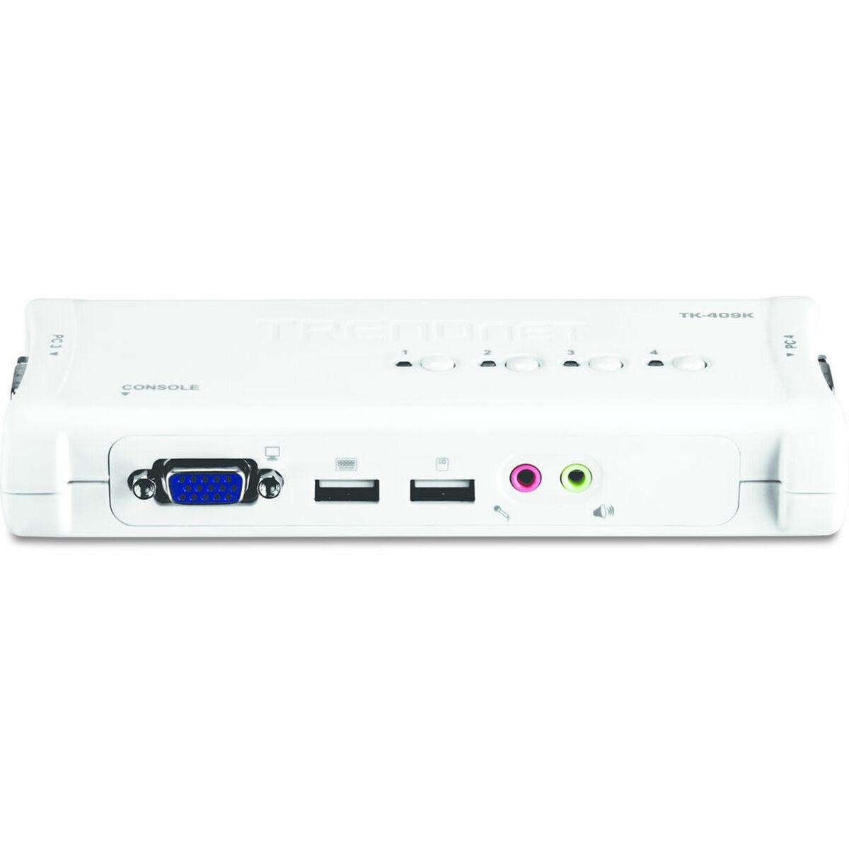 USB KVM slēdzis TRENDnet 4 PORT