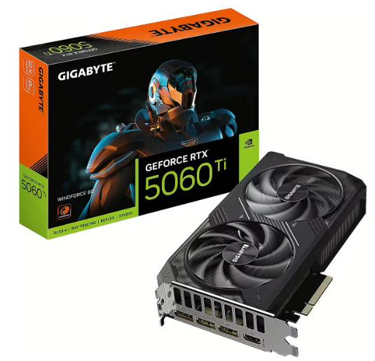 GIGABYTE GeForce RTX 5060 Ti WINDFORCE