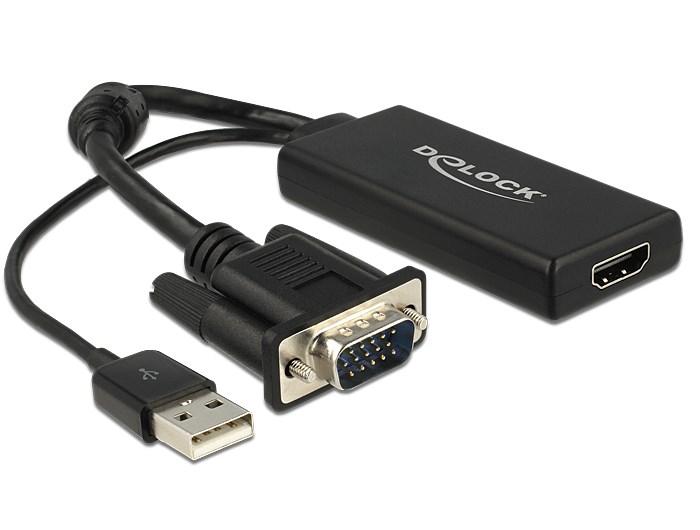 Delock Adapteris VGA + Audio uz
