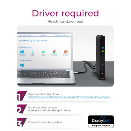 ICY BOX IB-DK2241AC USB,HDMI,LAN