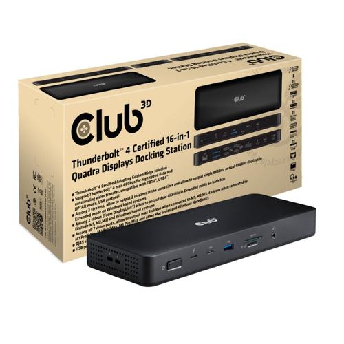 Stacija/replikators Club 3D Club3D Dokstacija 16v1