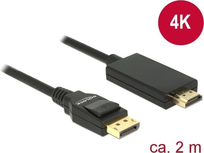 DELOCK Displayport kabels DP -> HDMI