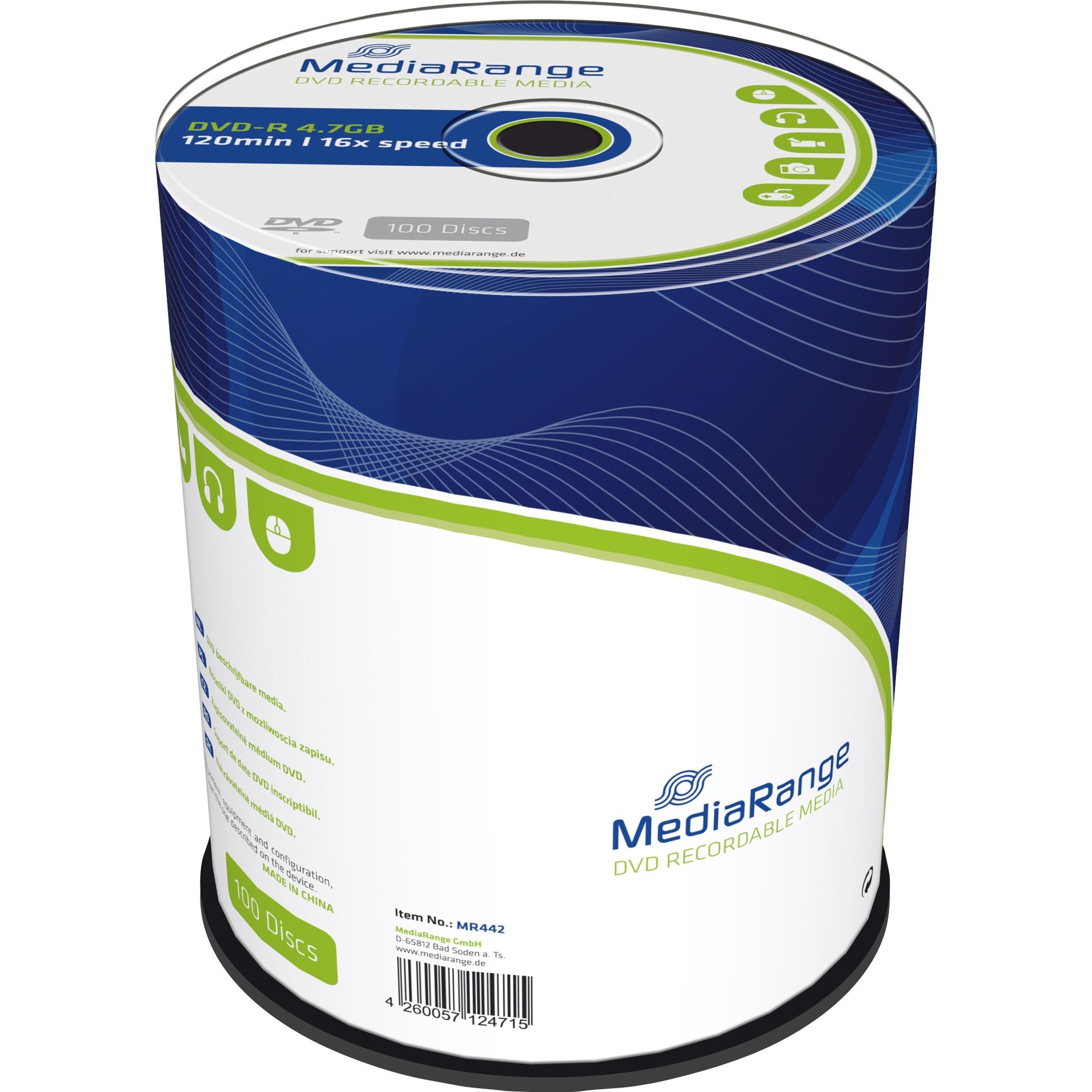 MediaRange DVD-R 4.7 GB 16x