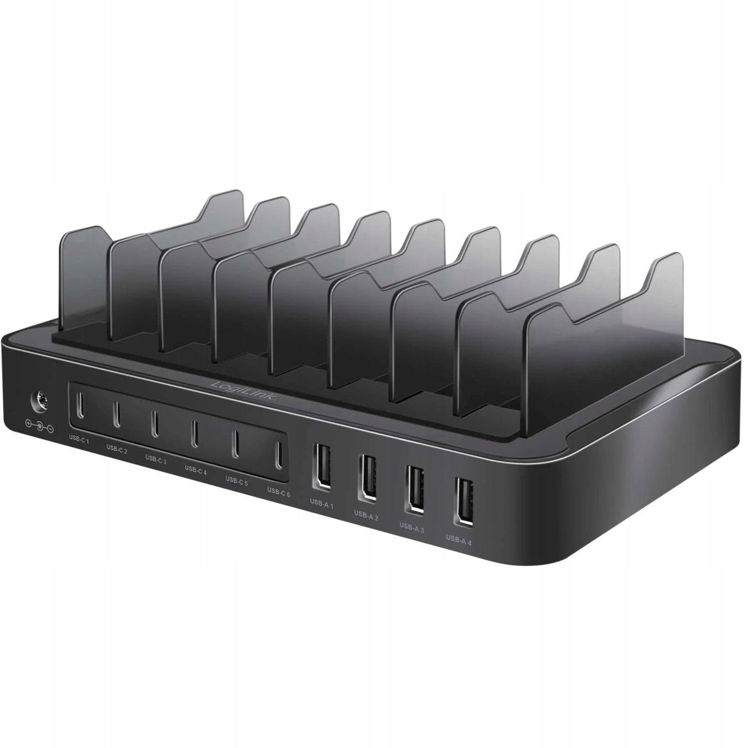 Lādētājs LogiLink Logilink USB-C dokstacija 4xUSB-A