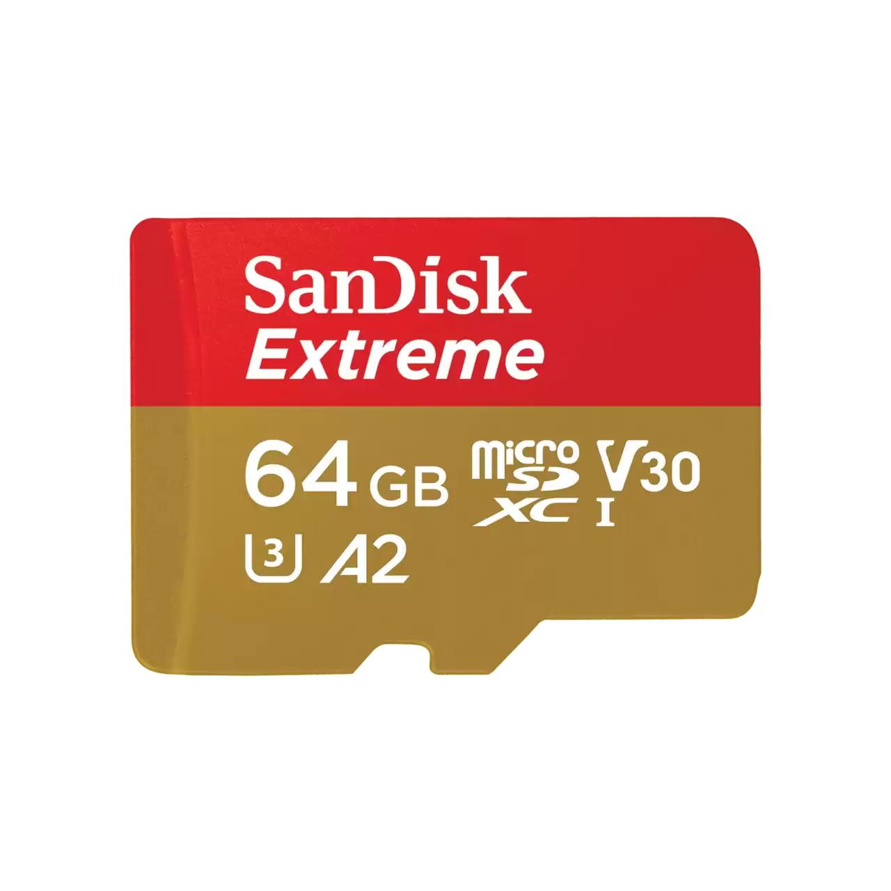 Sandisk Karta pamięci Extreme microSDXC 64GB