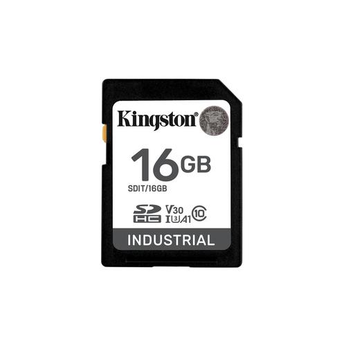 Kingston Industrial 16 GB SDHC (Black