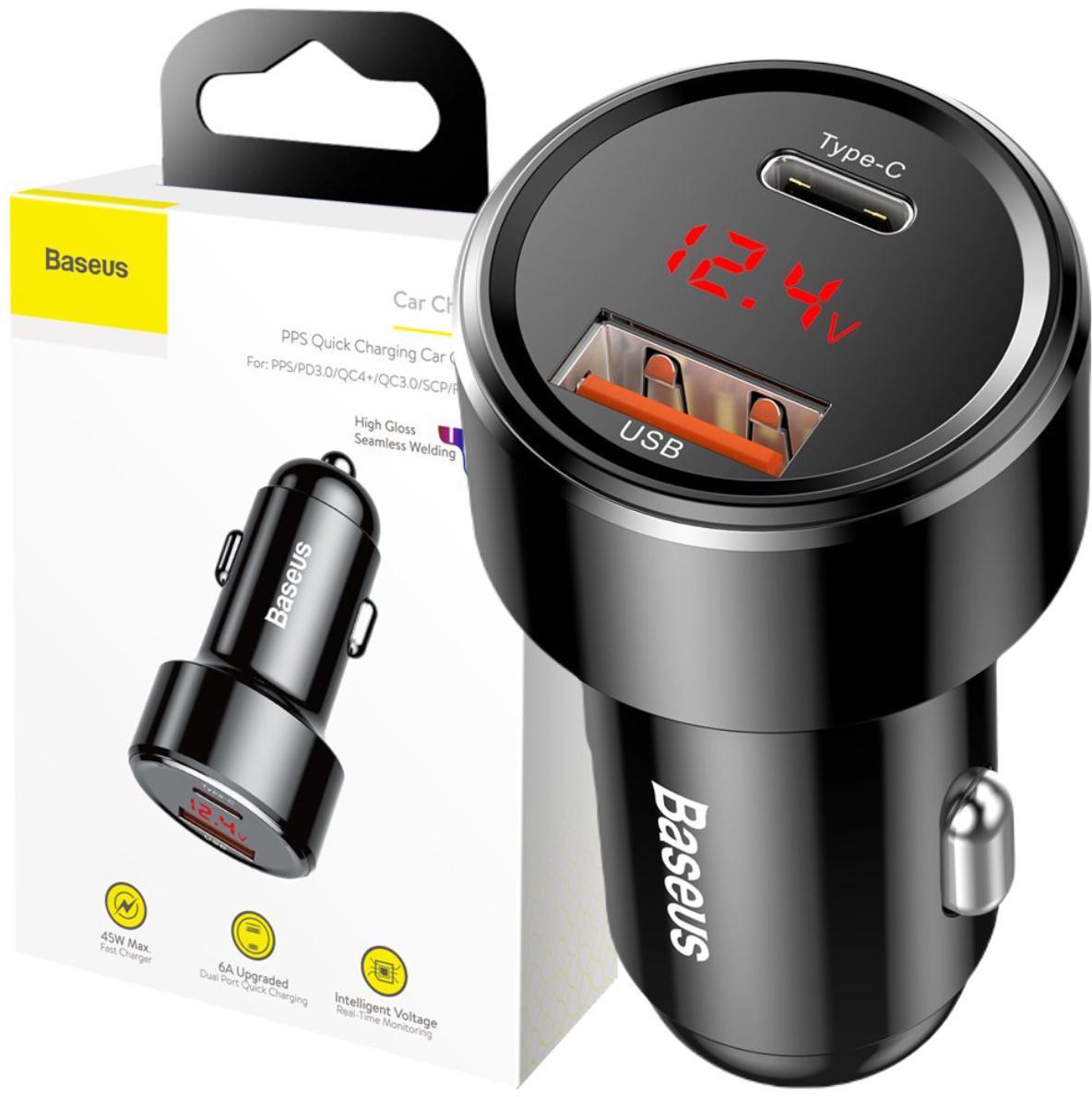 ŁADOWARKA SAMOCHODOWA Baseus Magic CCMLC20C-01 45W