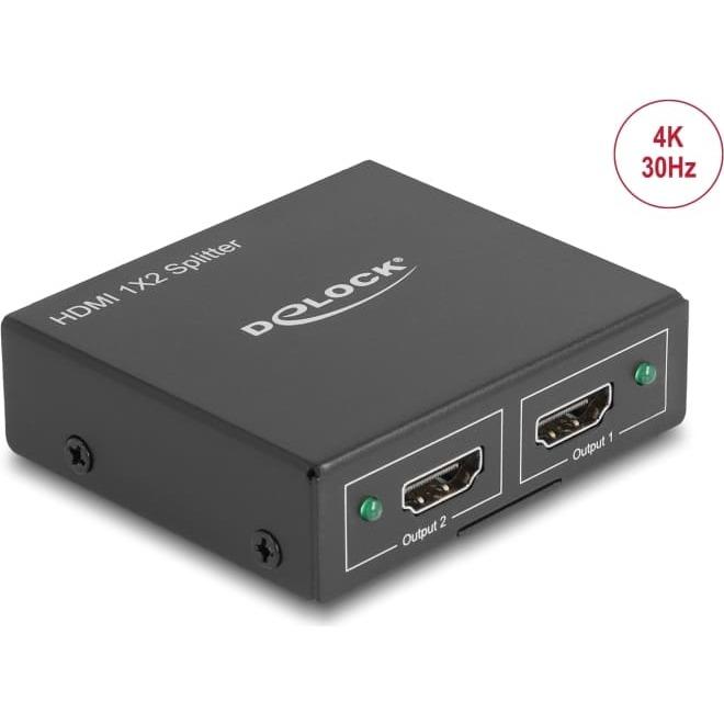 DELOCK HDMI sadalītājs 1 ieeja ->