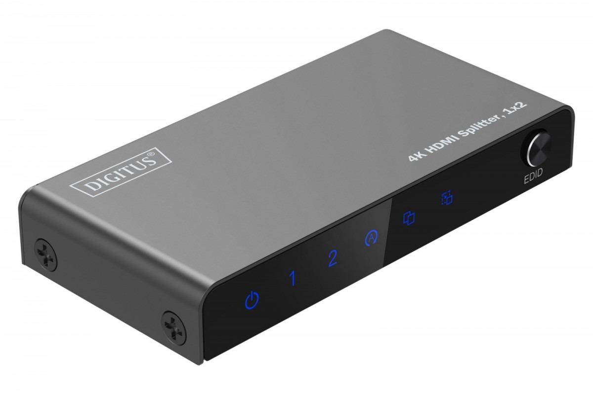Digitus 4K HDMI Splitter, 1x2 (Black