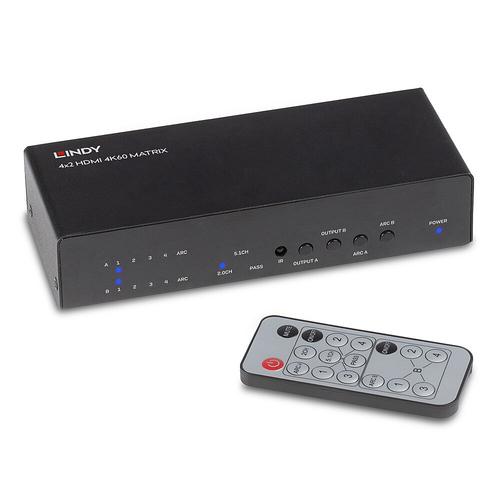 LINDY 4x2 HDMI 2.0 18G