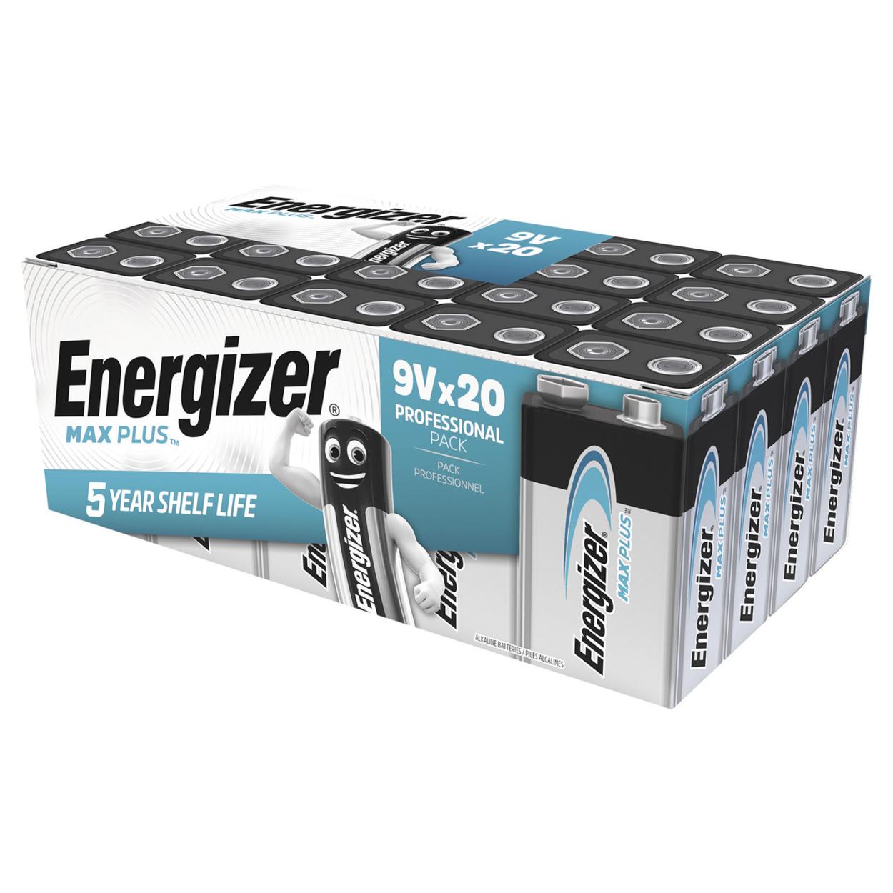 Energizer Max Plus 6LR61 9V bloka