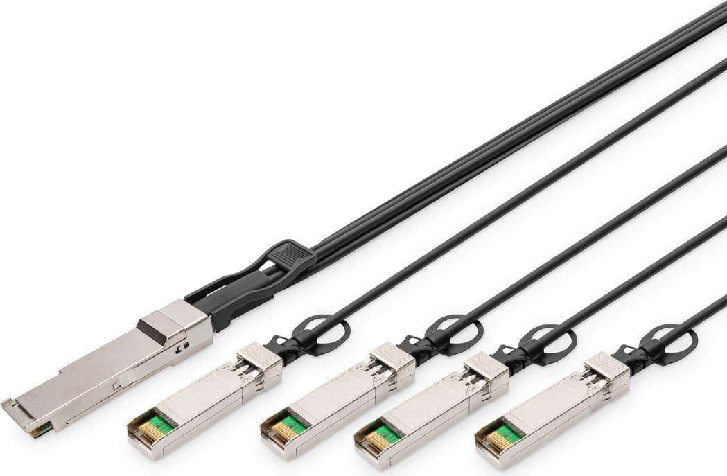 DIGITUS Kabelis QSFP+ uz 4XSFP+ 40G