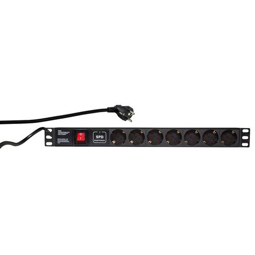 LogiLink Barošanas sloksne PDU 19" 1U