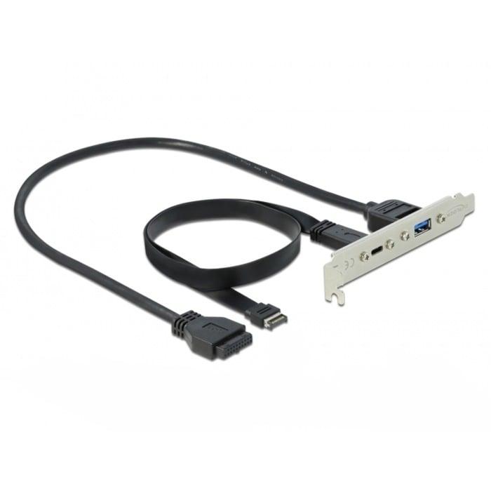 DELOCK USB 3.1 slotu plāksne