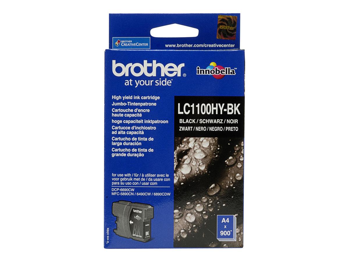 Brother melnais tintiņš LC-1100HYBK