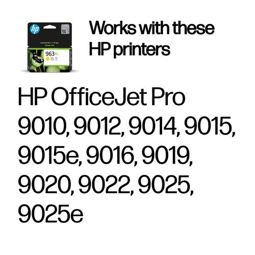 HP 963XL    Gelb                Tintenpatrone 22,92ml