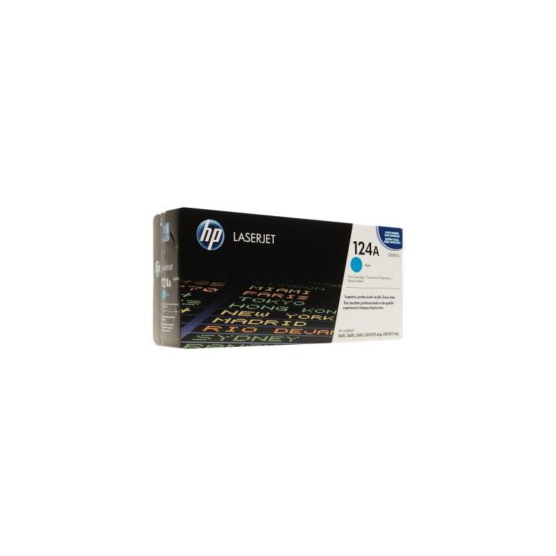 Hewlett-Packard Toner HP 124A Cyan Oryginał
