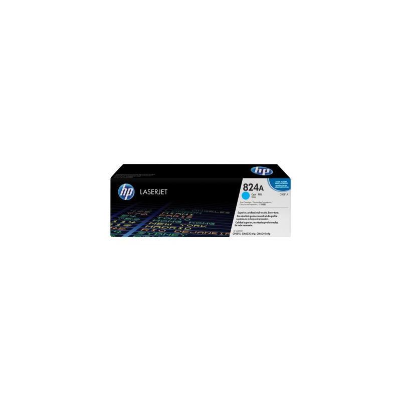 Hewlett-Packard Toneris HP 824A Cyan Oriģināls
