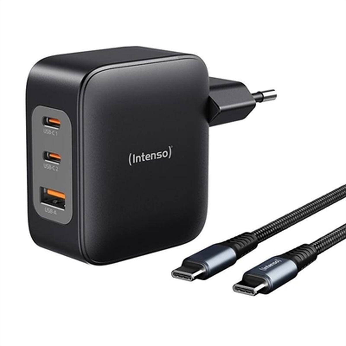Intenso W100ACC+C520C Ātrās uzlādes Tīkla Lādētājs