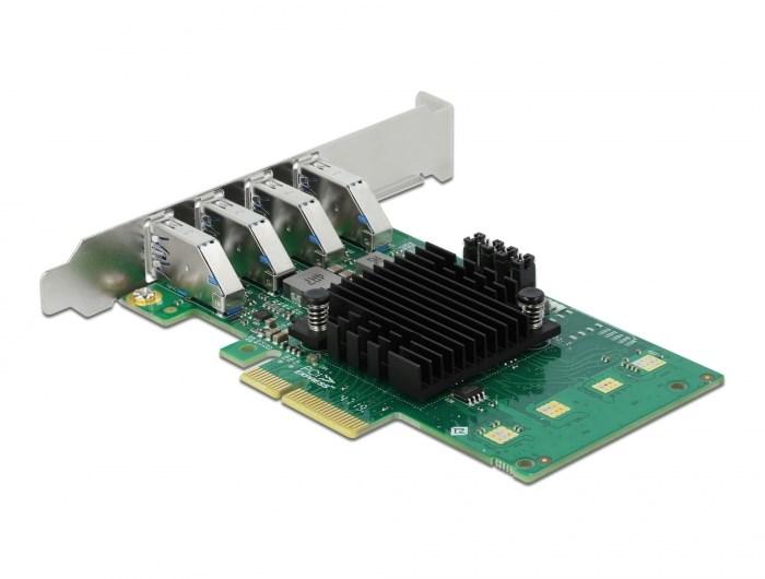 DeLOCK DeLOCK PCIe x4>4x ext. USB