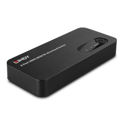 LINDY 2 portu HDMI 8K60 divvirzienu