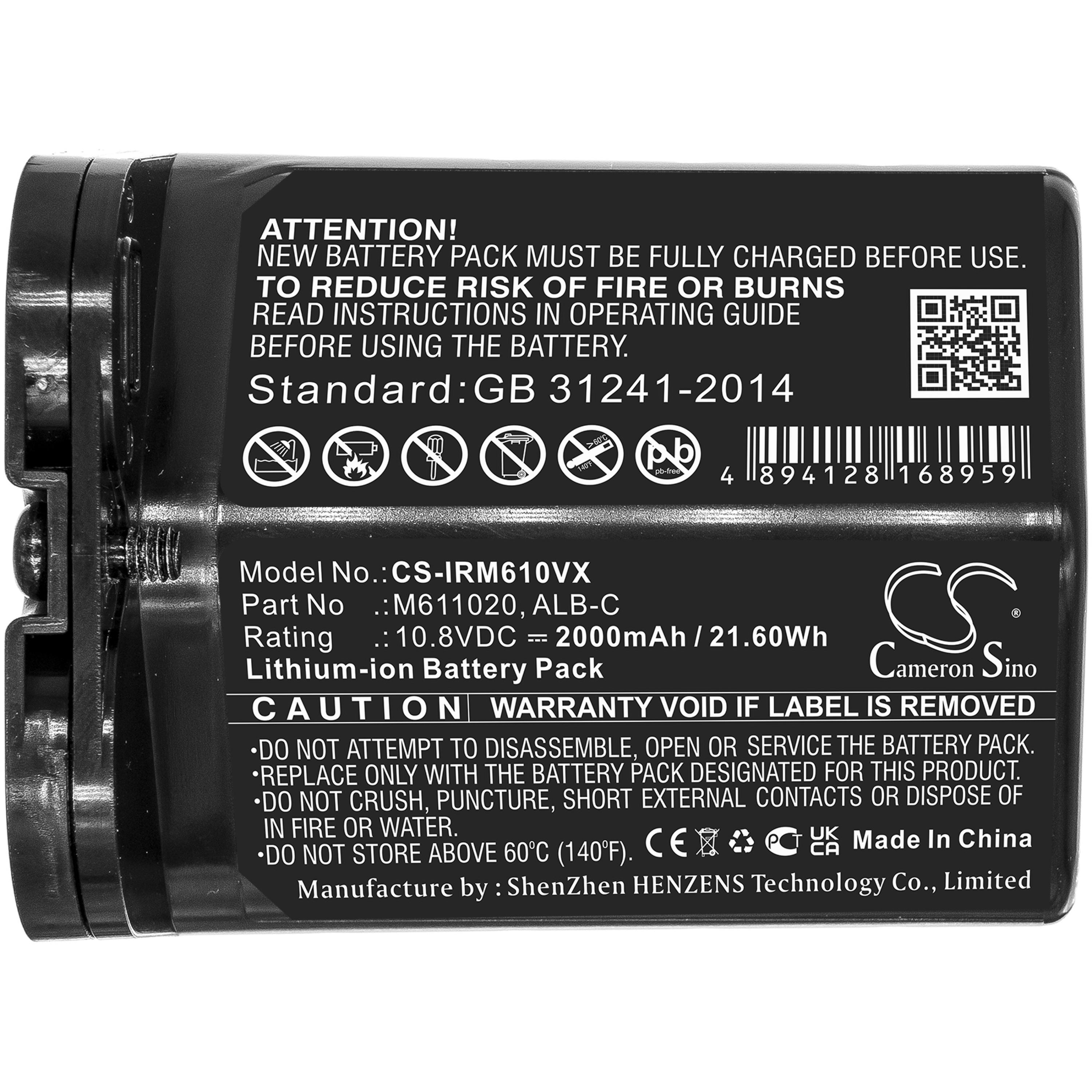 Cameron Sino 2000 mAh for iRobot