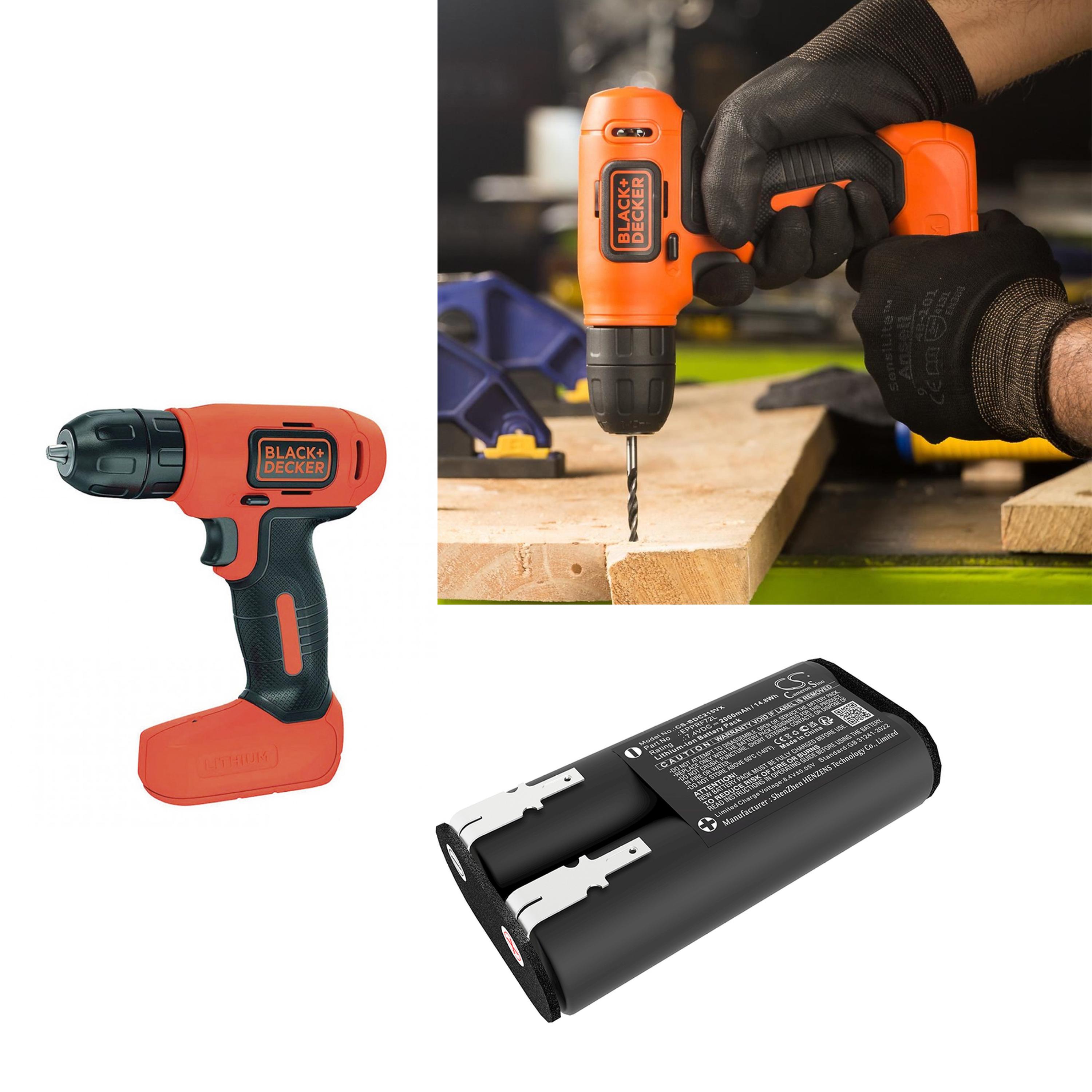 Cameron Sino 2000mAh Battery for Black&Decker