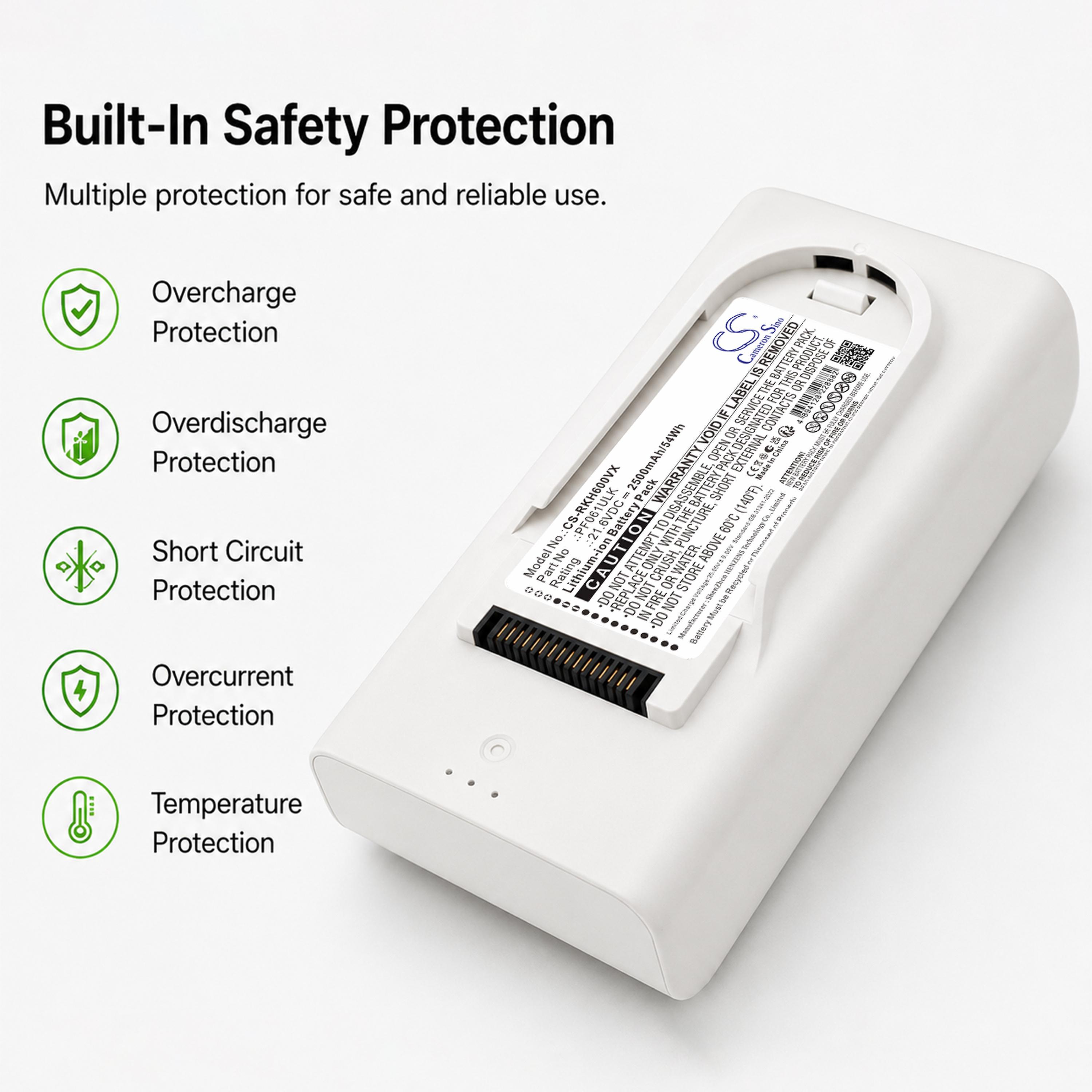 Cameron Sino 2500mAh Replacement Battery for