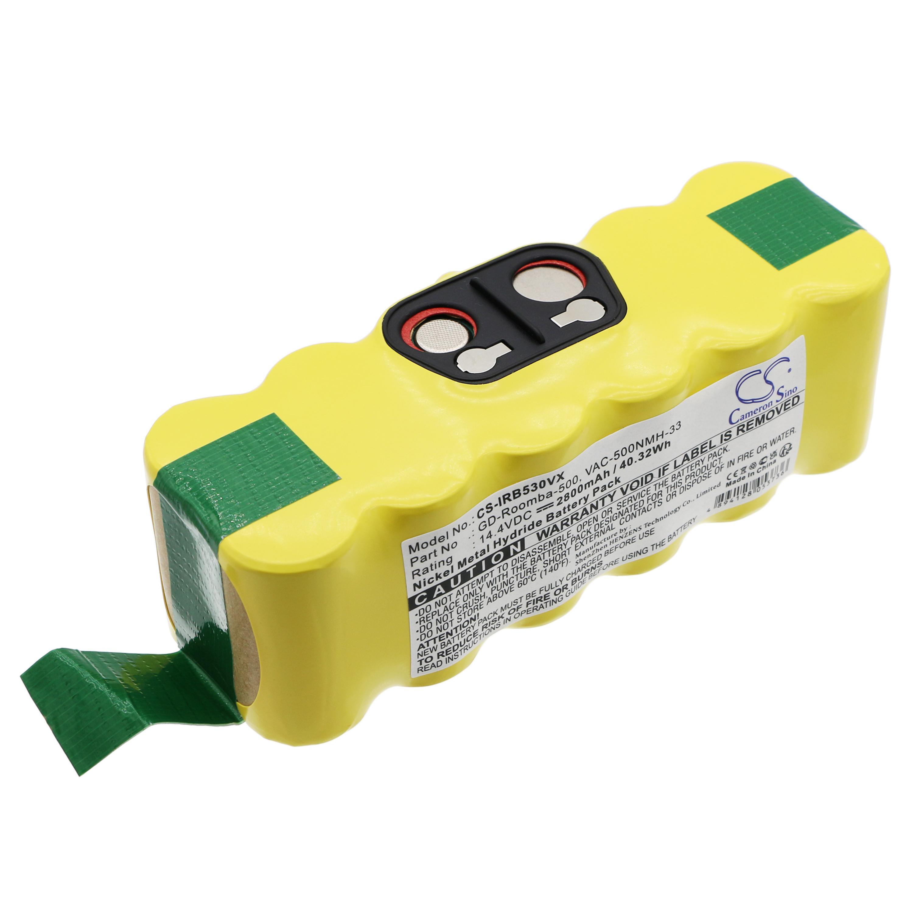 Cameron Sino 2800mAh Battery for iRobot