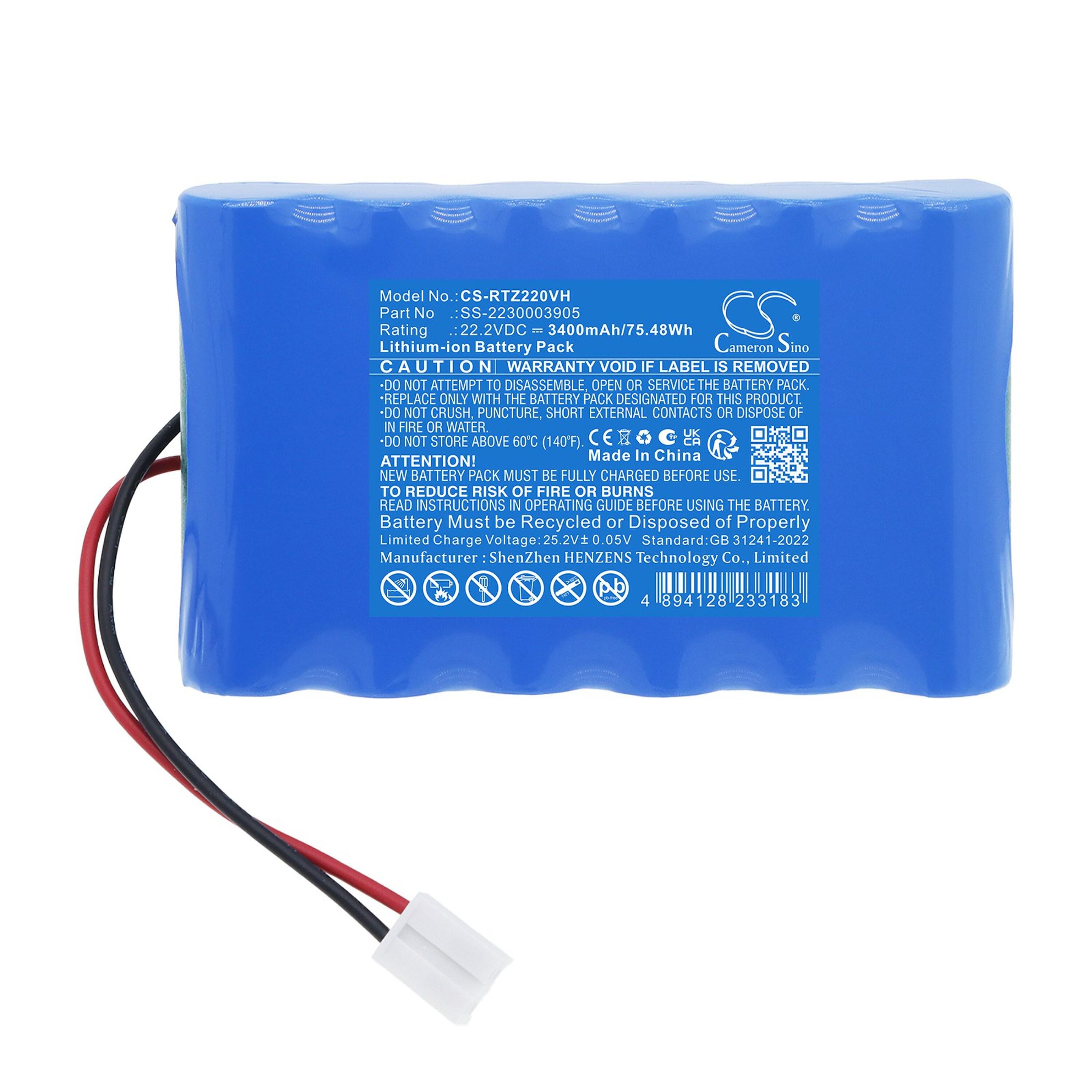 Cameron Sino 3400mAh Battery for Rowenta