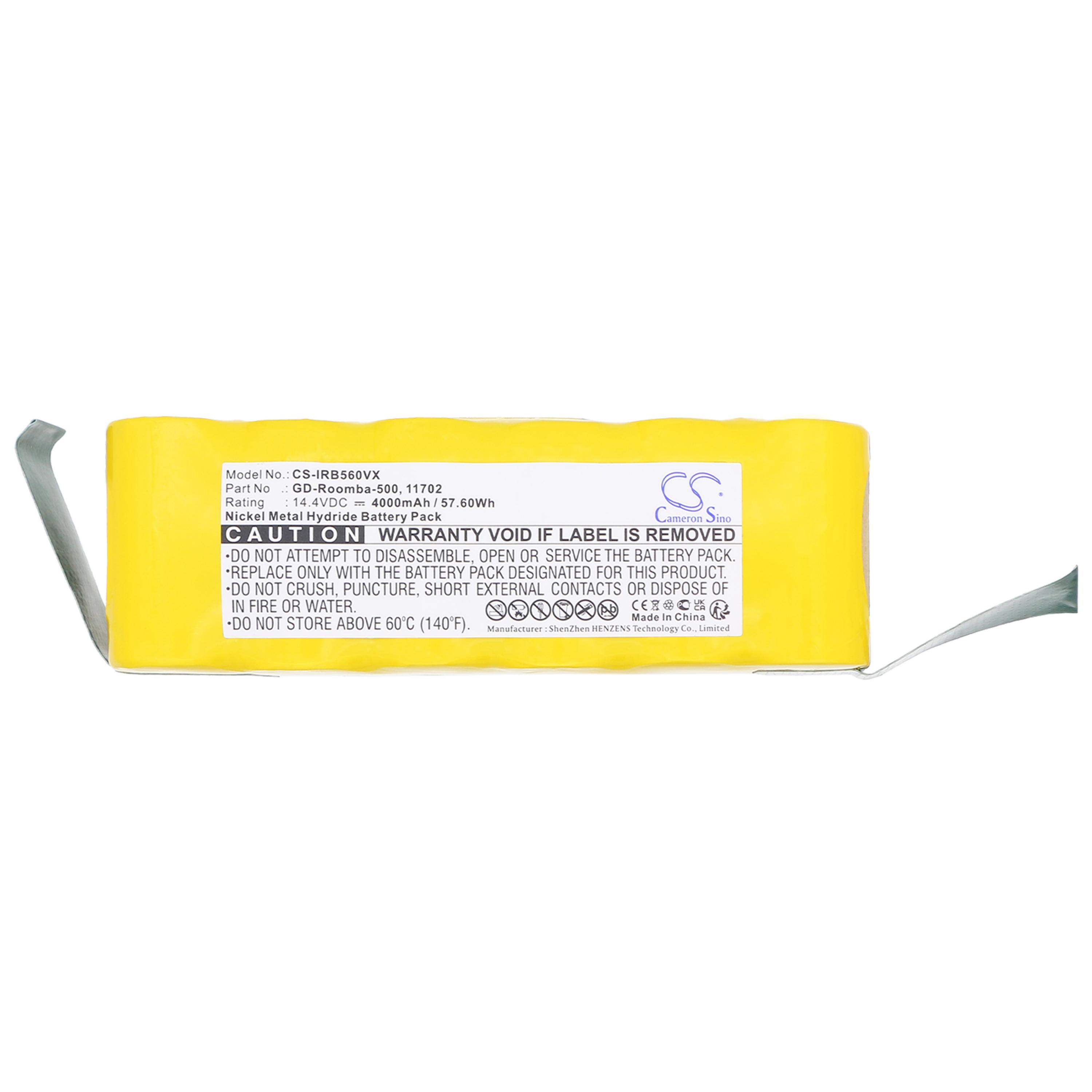 Cameron Sino 4000mAh Battery for iRobot