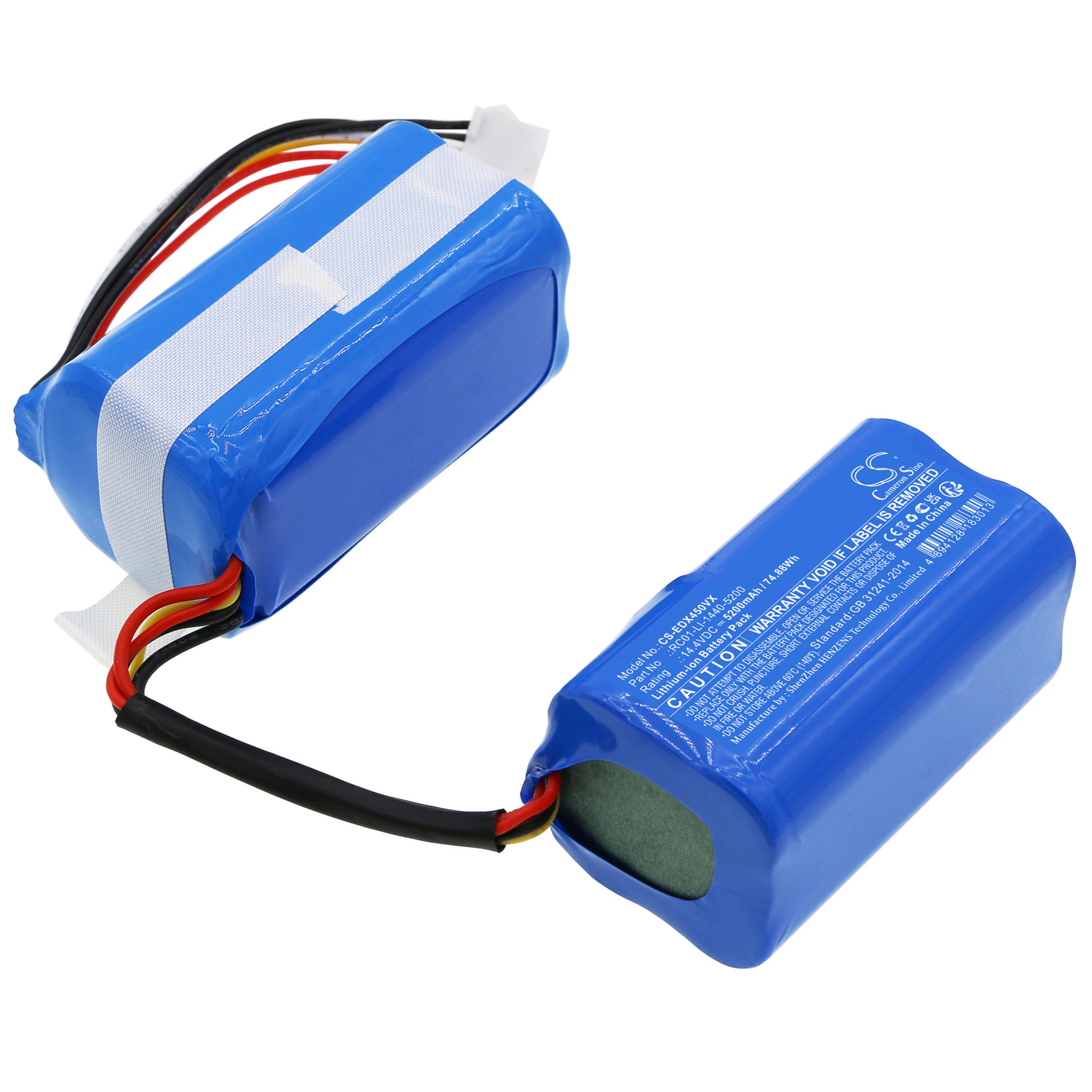 Cameron Sino 5200mAh Battery for Ecovacs