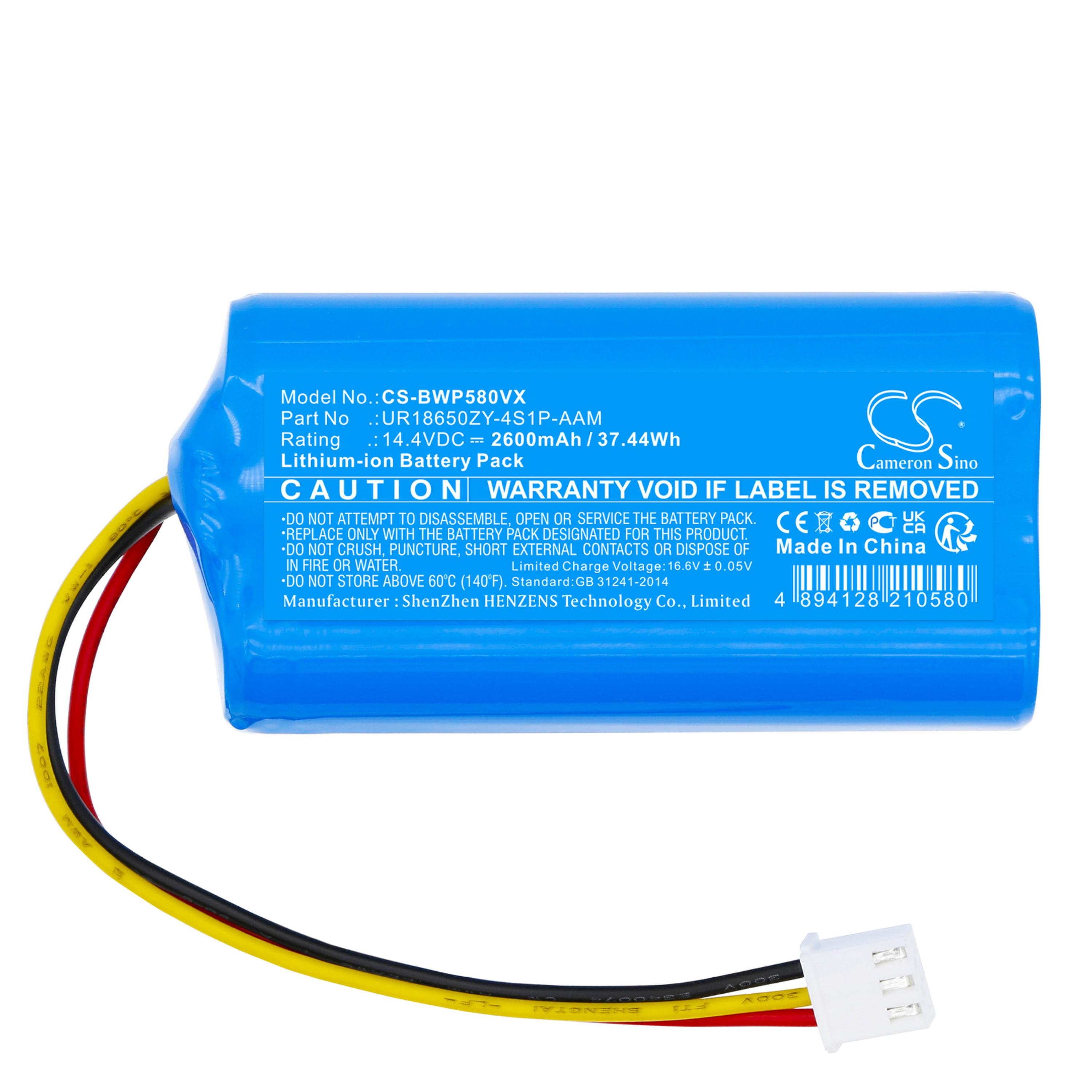 Cameron Sino Replacement Battery for Bobsweep