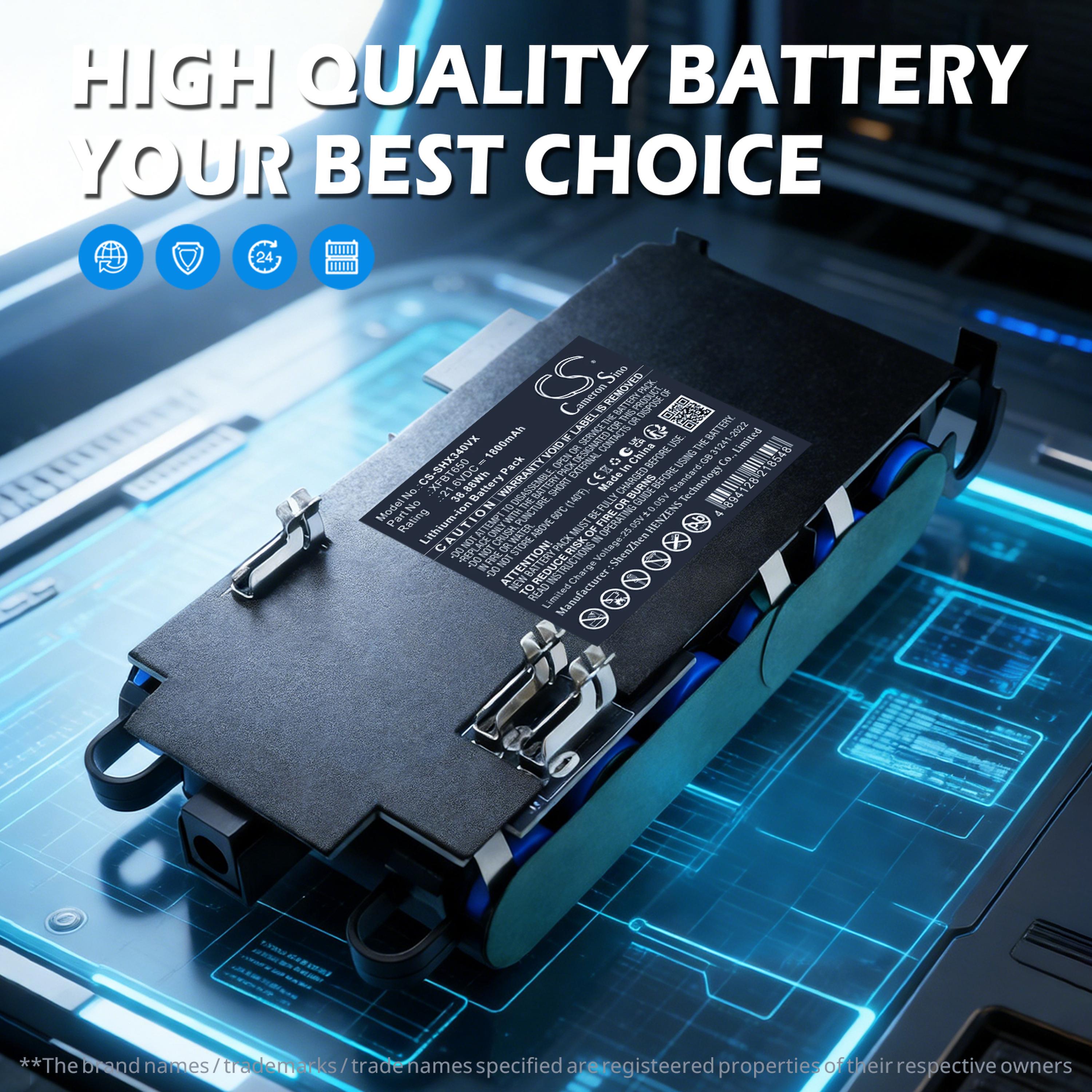 Cameron Sino Replacement Battery for Shark