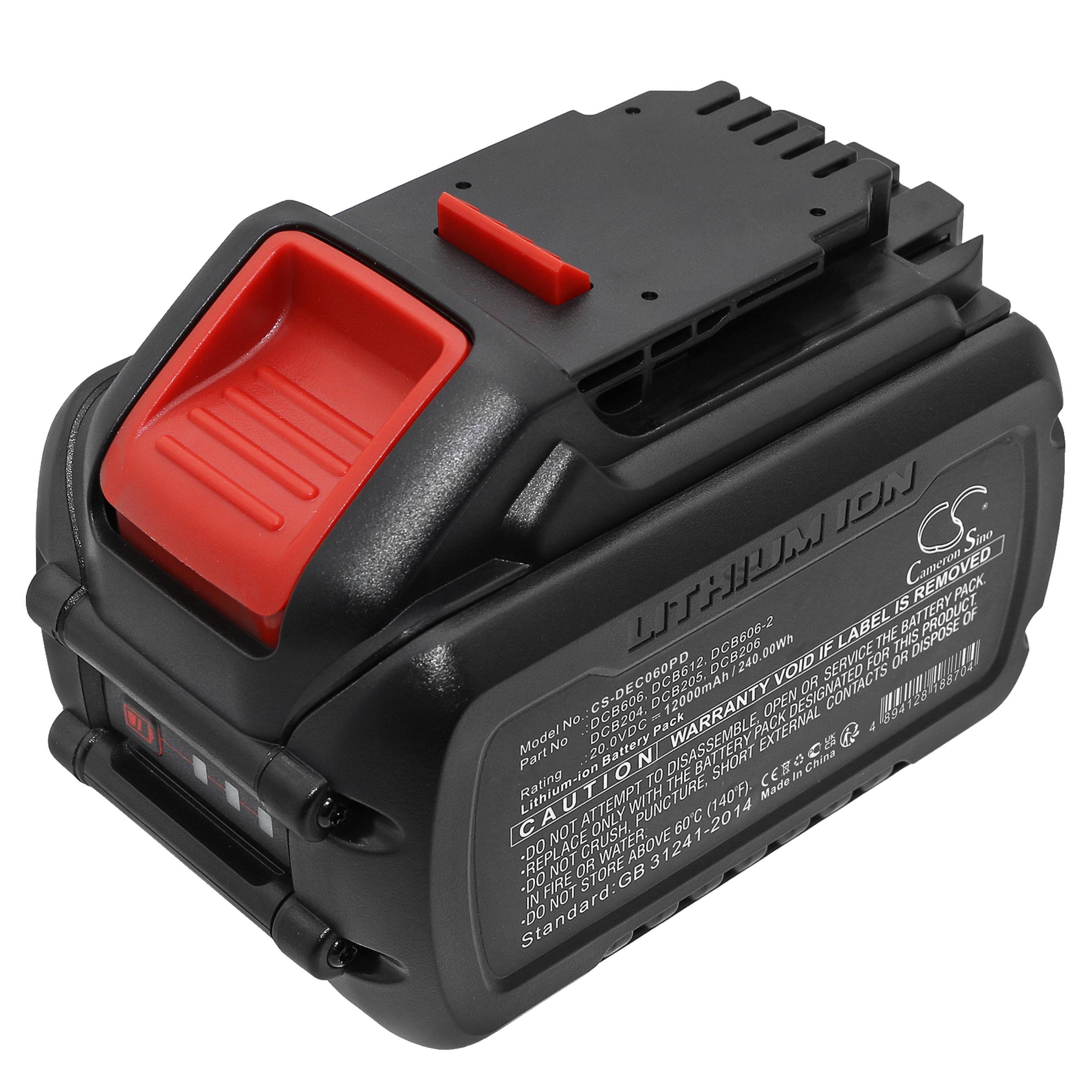 Cameron Sino 12000 mAh for DeWalt