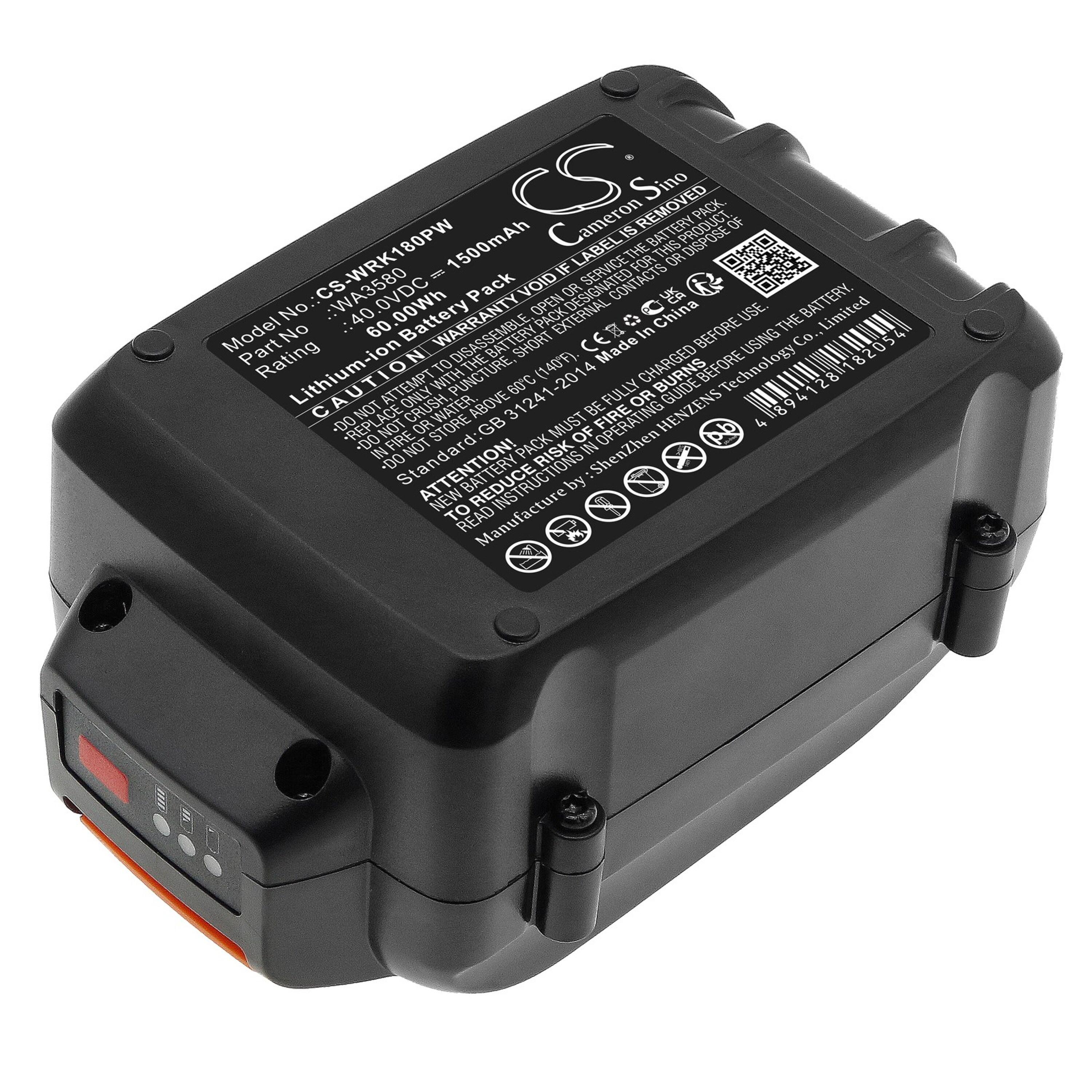 Cameron Sino 1500 mAh for Worx