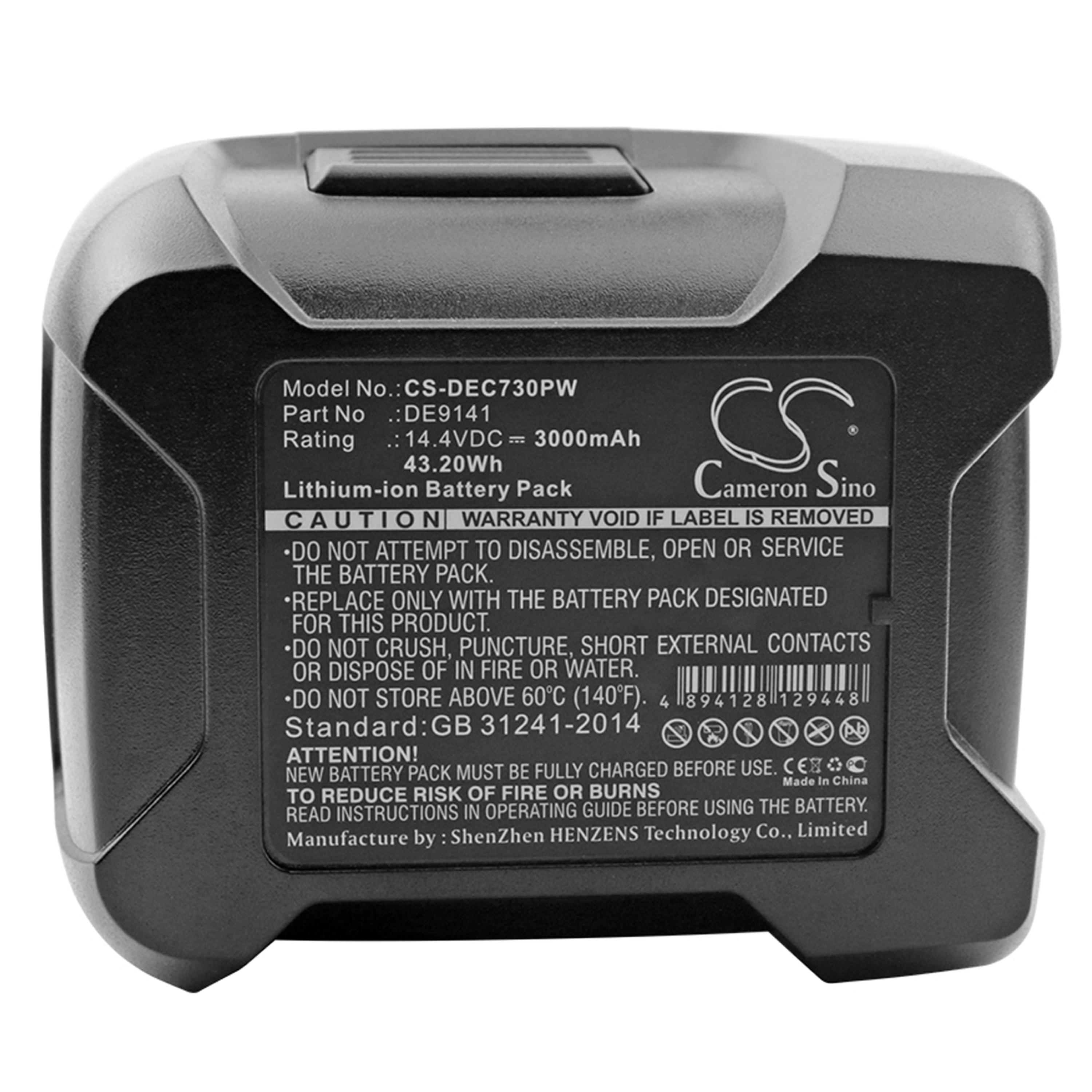 Cameron Sino 3000 mAh for DeWalt