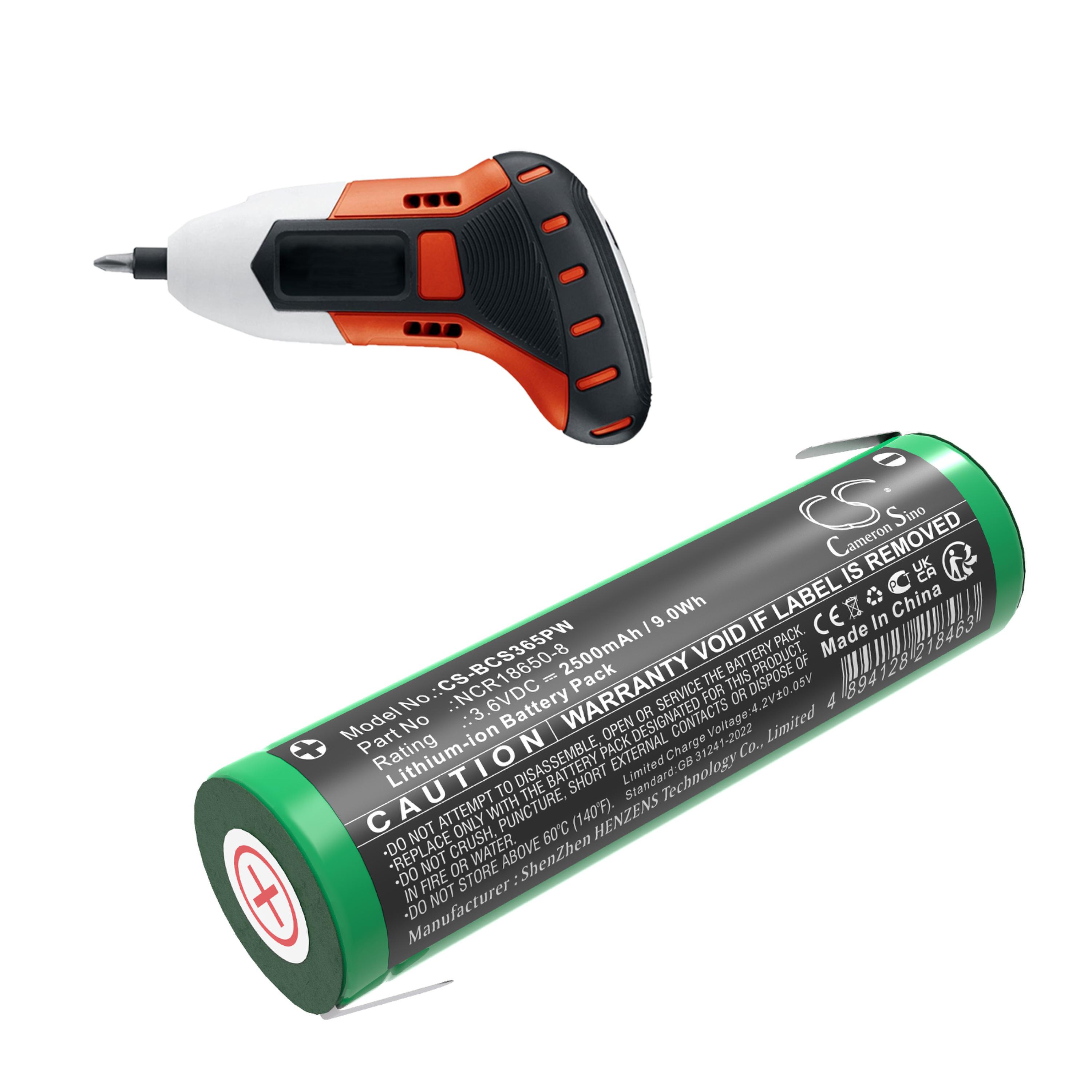 Cameron Sino Replacement Battery for Black