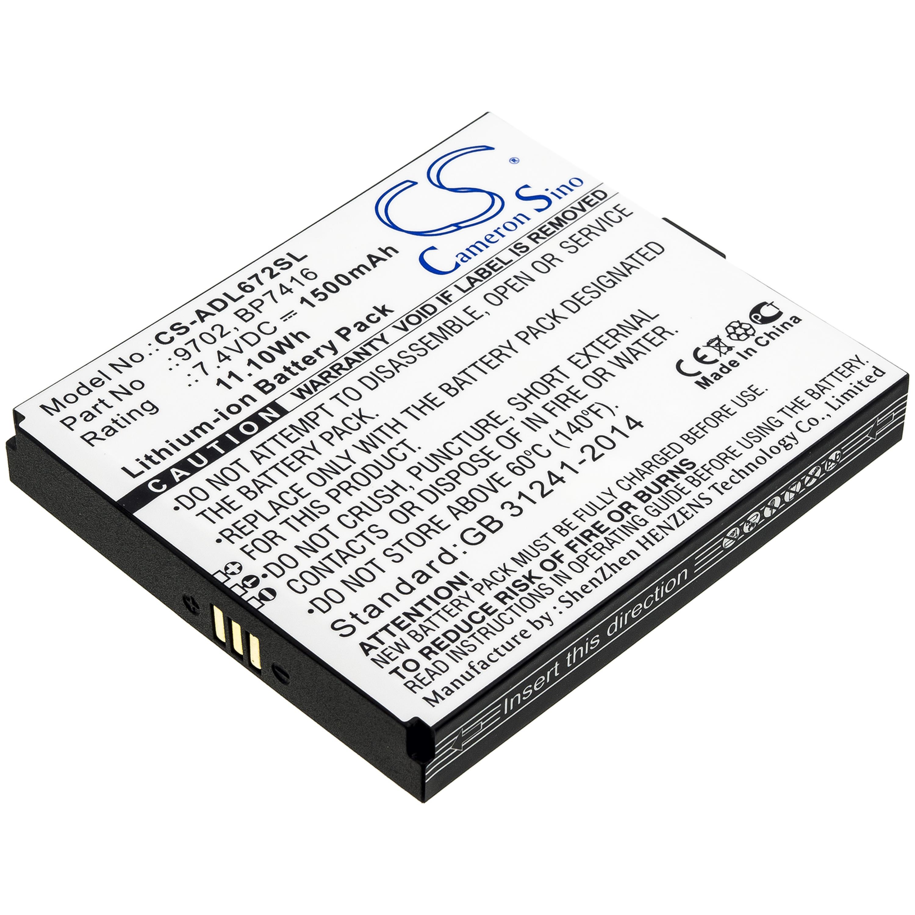 Cameron Sino 1500 mAh for Additel