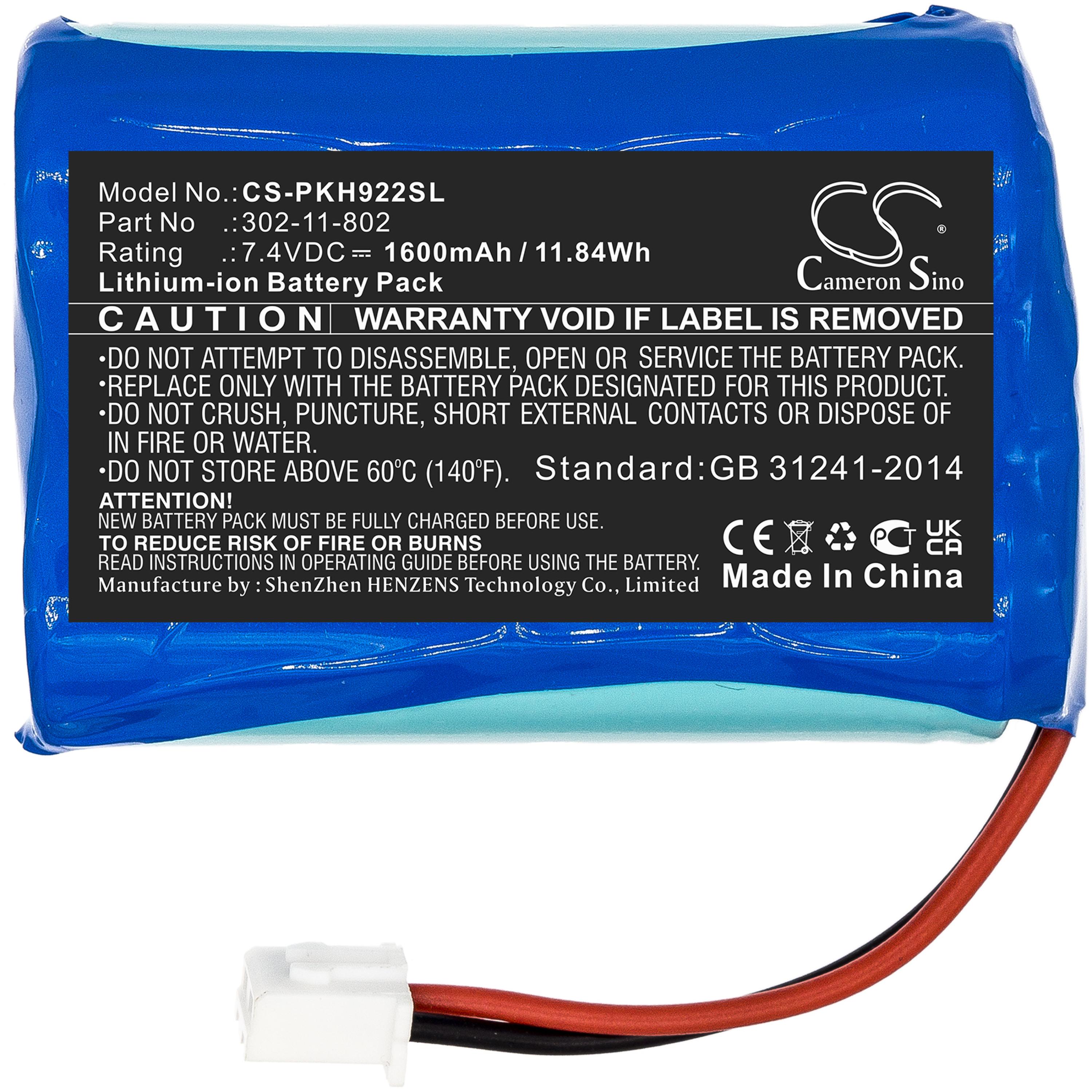 Cameron Sino 1600 mAh for Peaktech