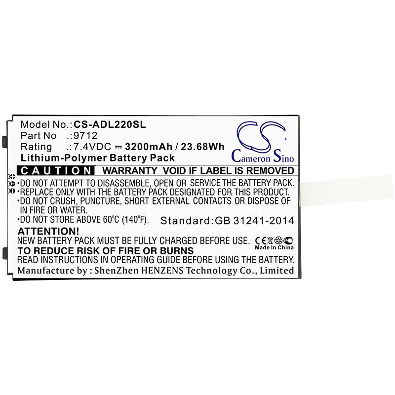 Cameron Sino 3200 mAh for Additel