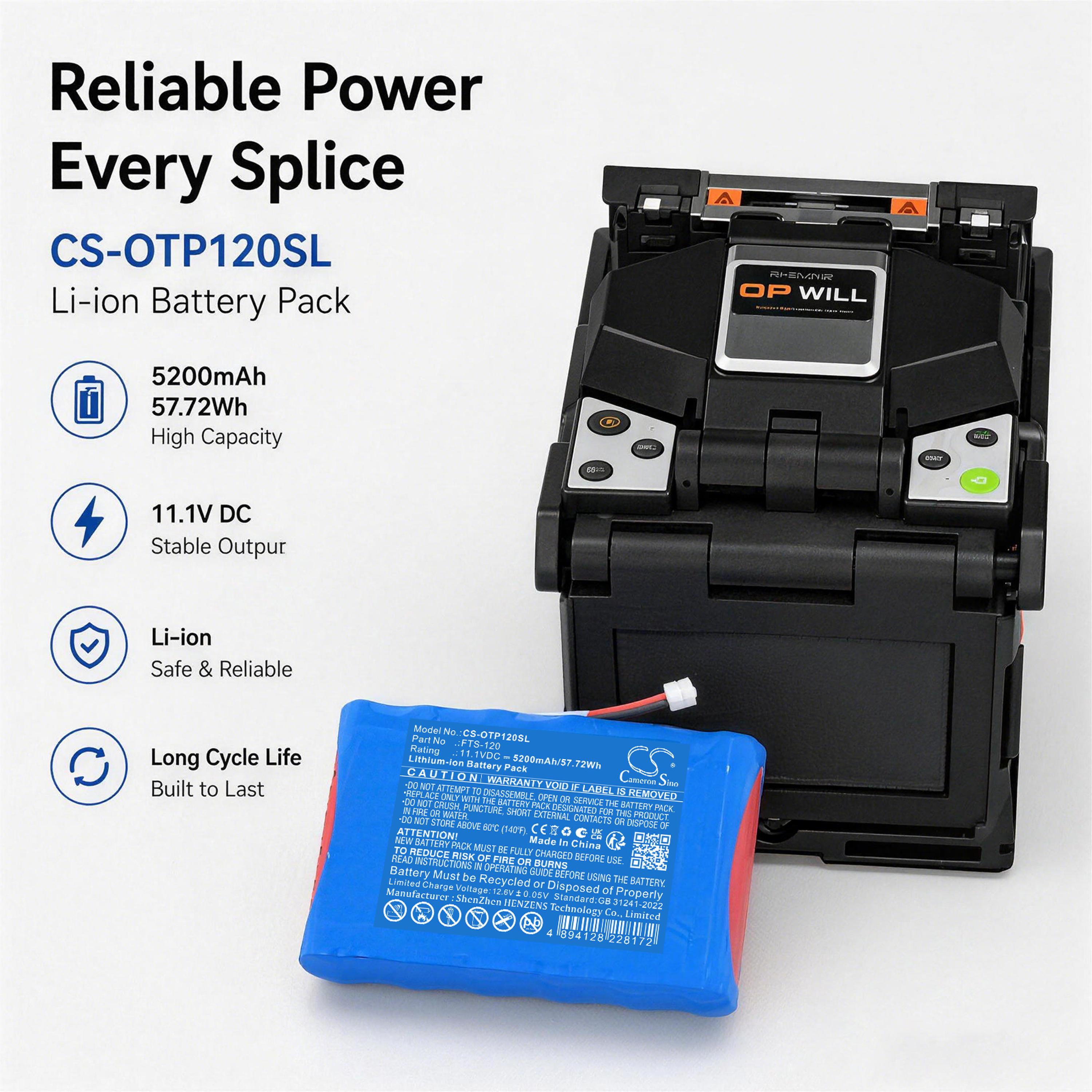 Cameron Sino 5200mAh Replacement Battery for