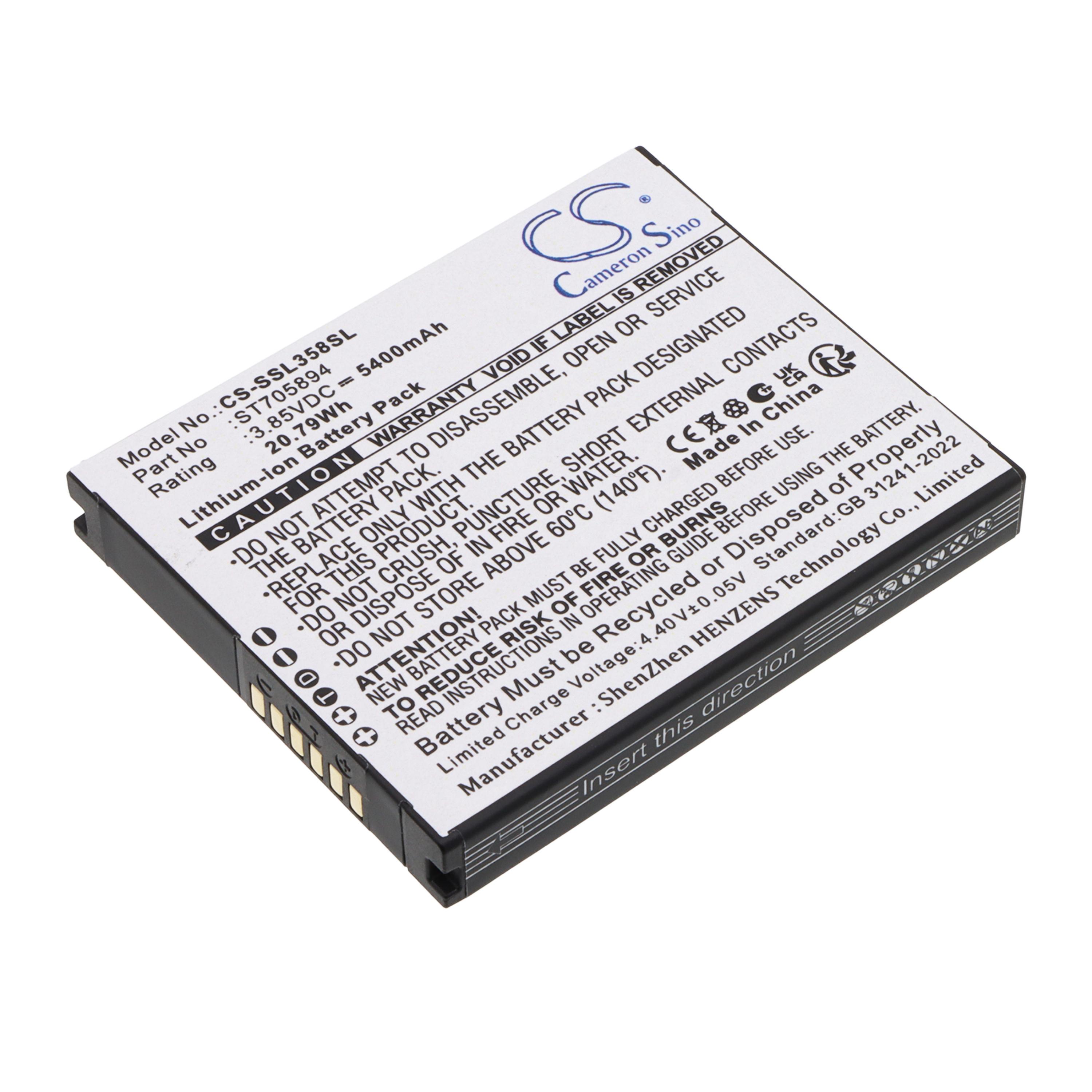Cameron Sino 5400mAh Replacement Battery for