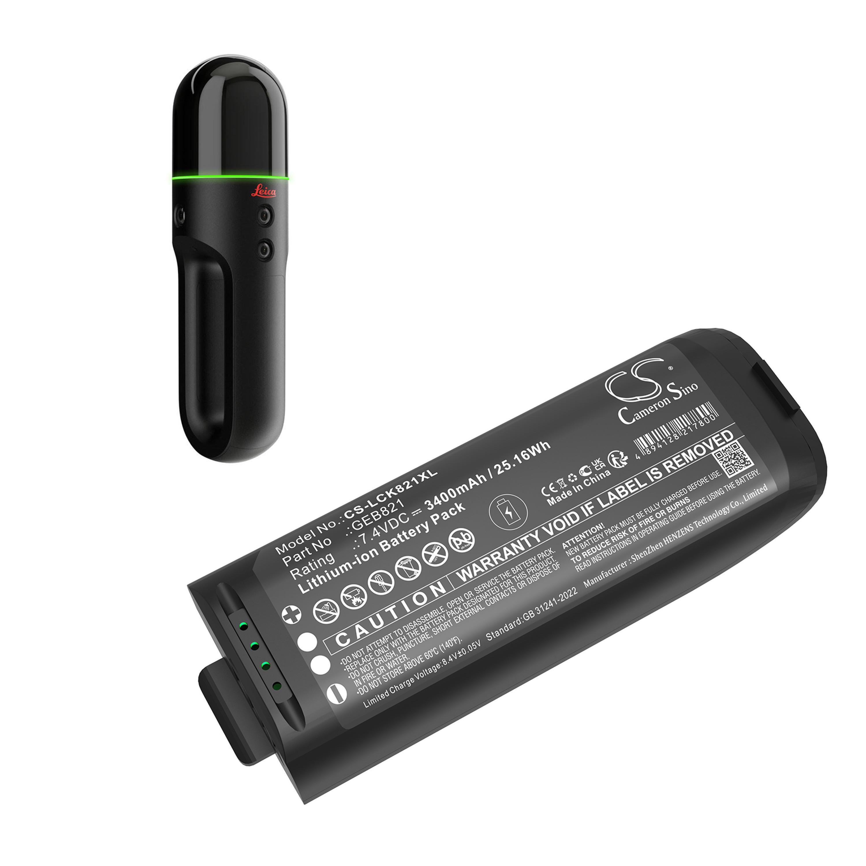 Cameron Sino Replacement Battery for Leica