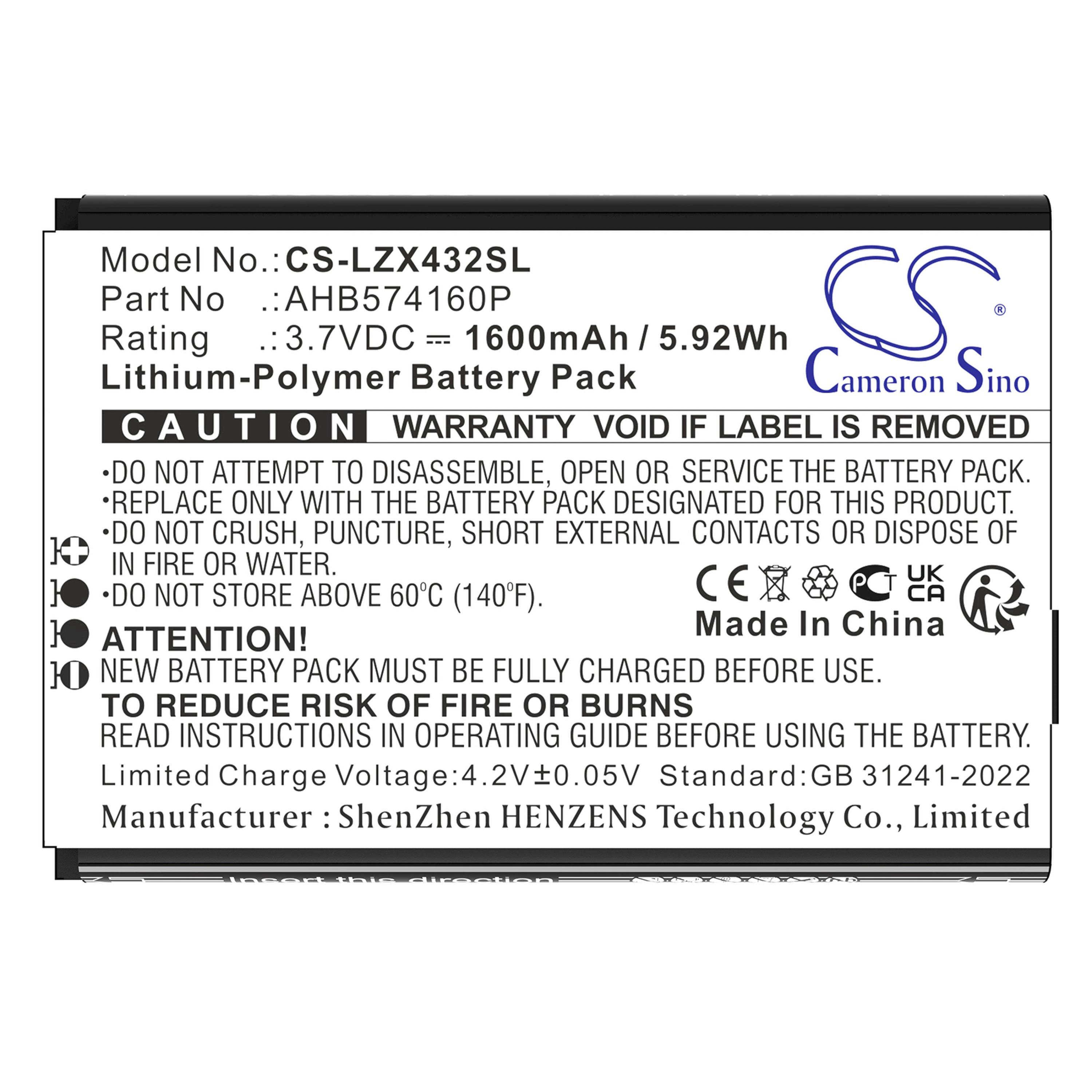 Cameron Sino 1600mAh Battery for Launch