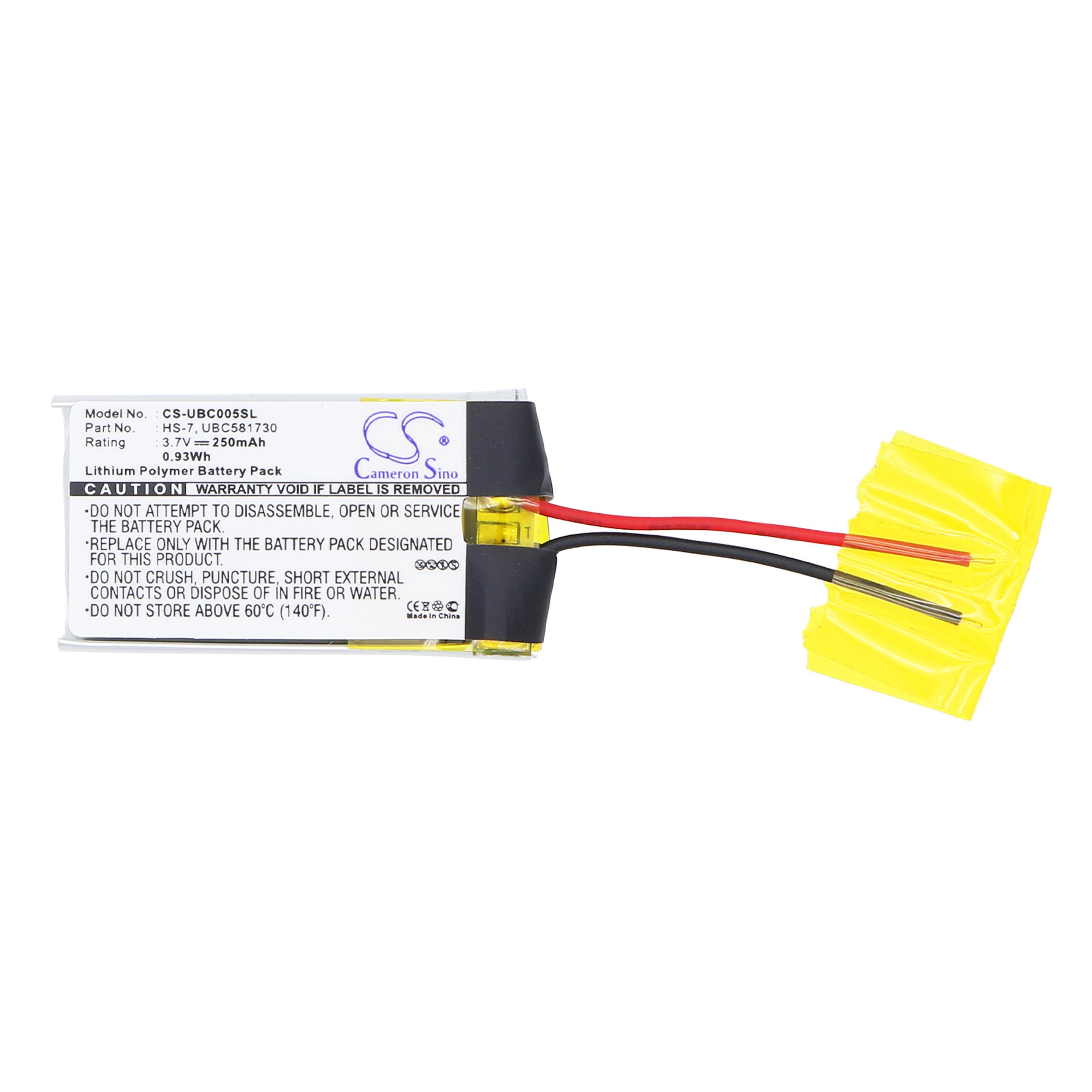 Cameron Sino 250 mAh for Ultralife