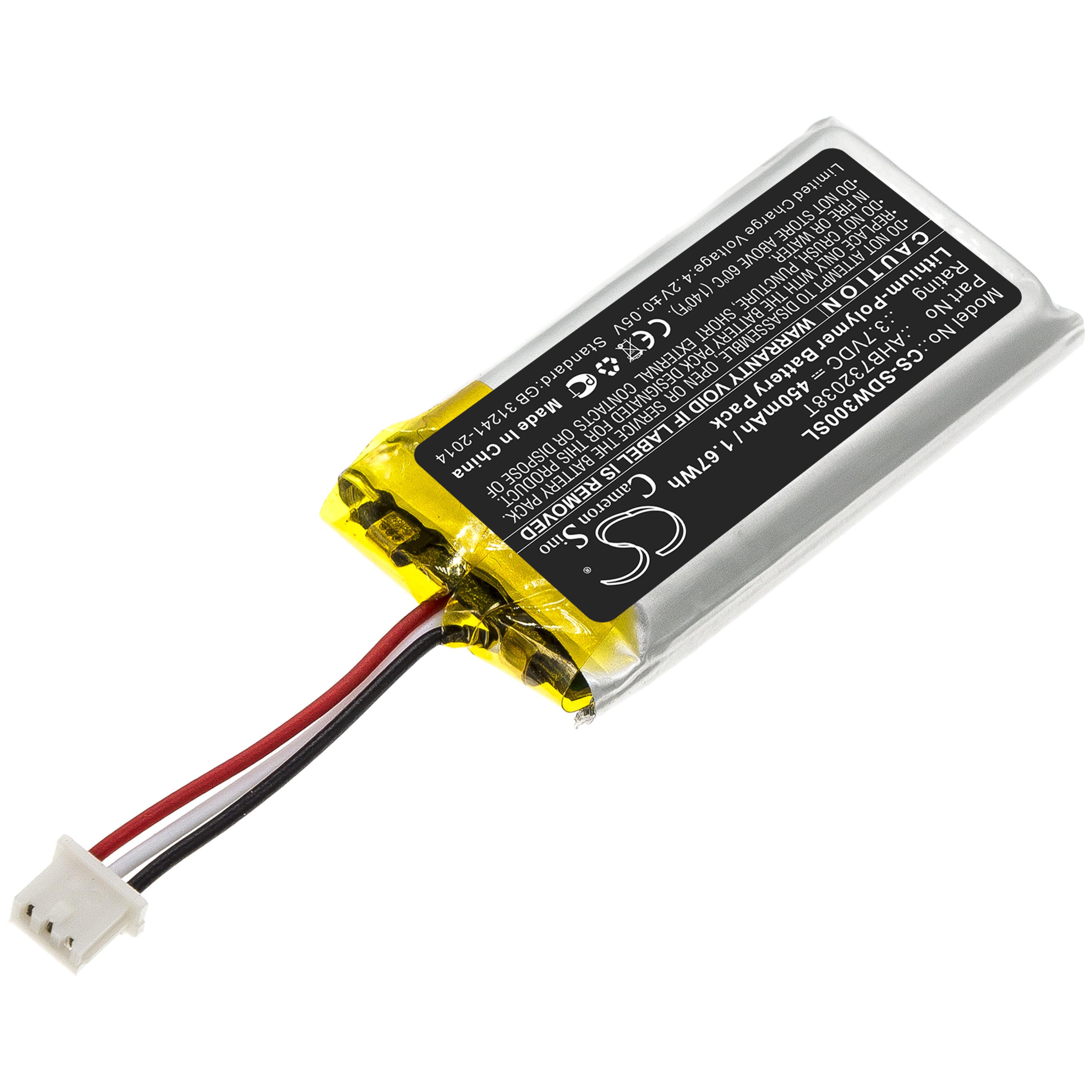 Cameron Sino 450mAh Battery for Sennheiser