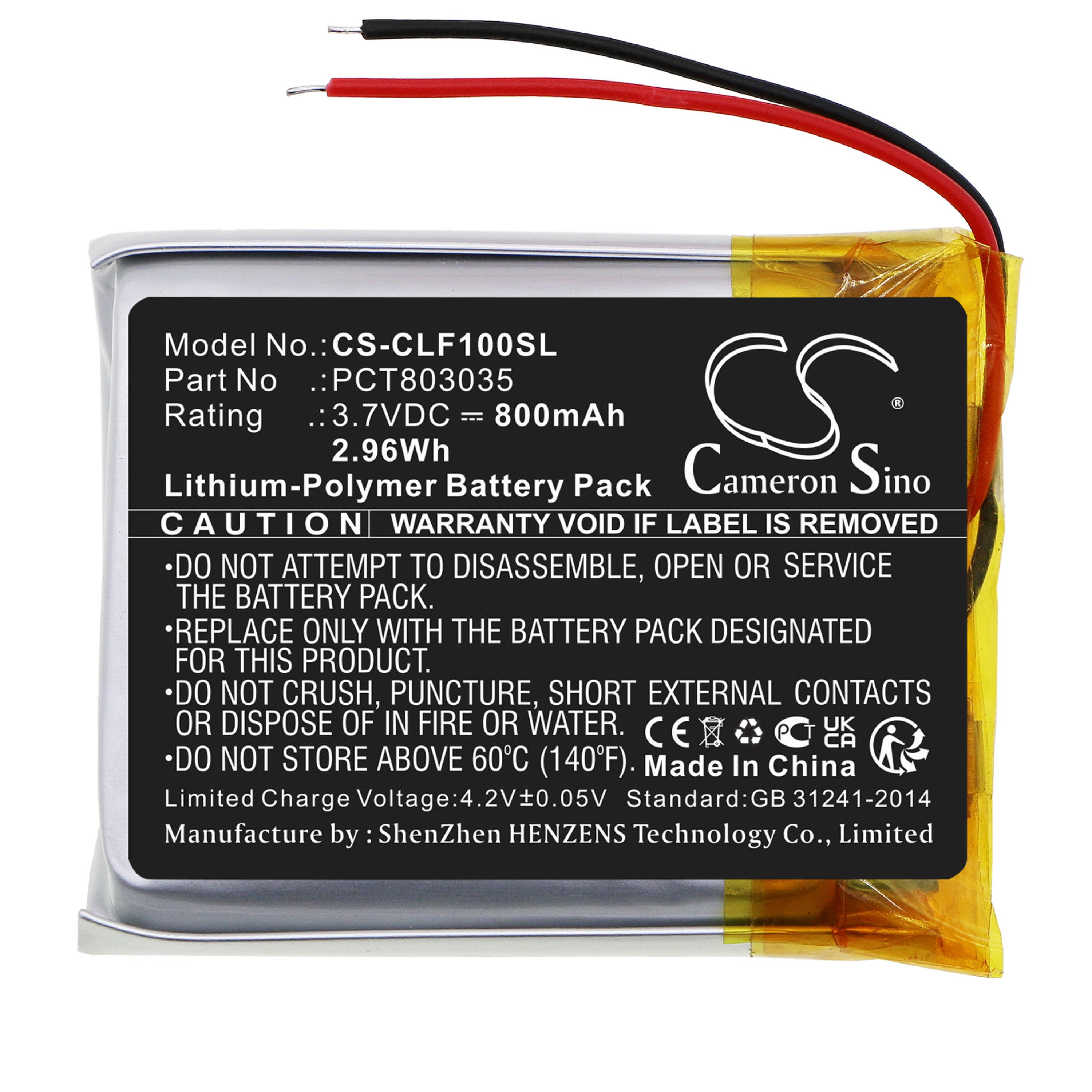 Cameron Sino 800 mAh for Cleer